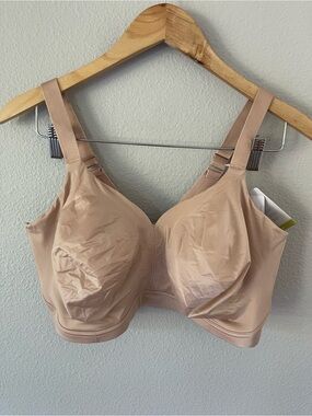 Amoena Magdalena Back Smoother Wire-Free Nude Bra Size 42DDD